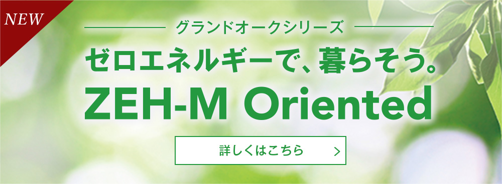 ゼロエネルギーで、暮らそう。ZEH-M Oriented